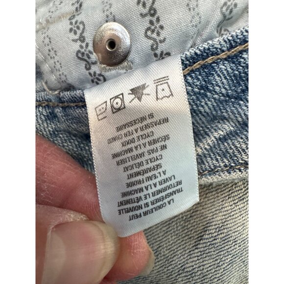 Aeropostale VTG Womens Riley Skinny Flare Jeans Size 9/10 Short 99% Cotton - Picture 8 of 13